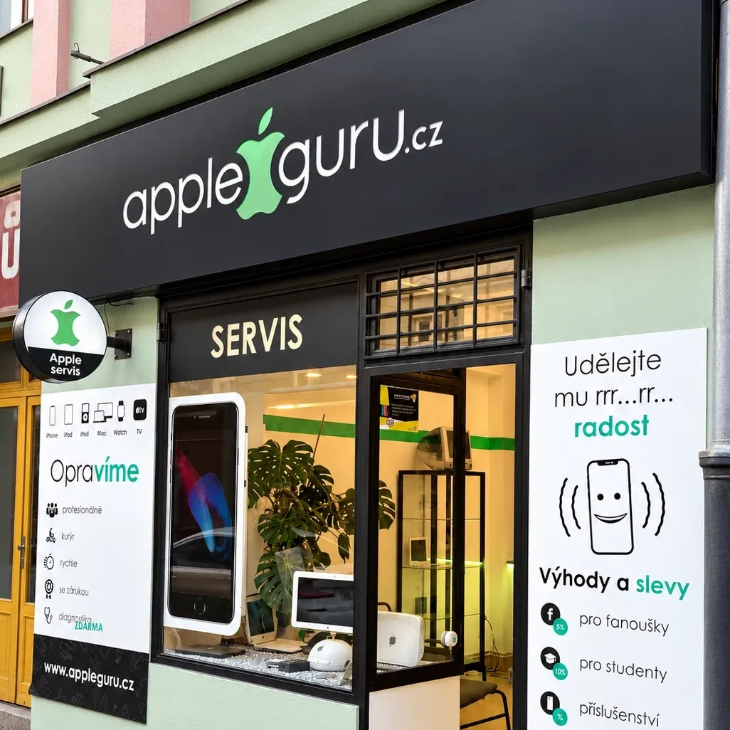 The appleguru.cz shop window
