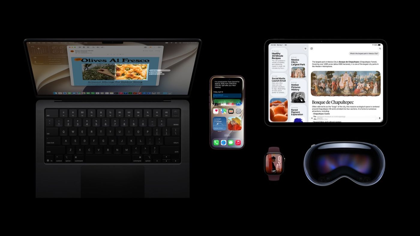 iPhone, iPad a Mac s iOS 27, iPadOS 27 a macOS 27 (tisková fotografie Apple)