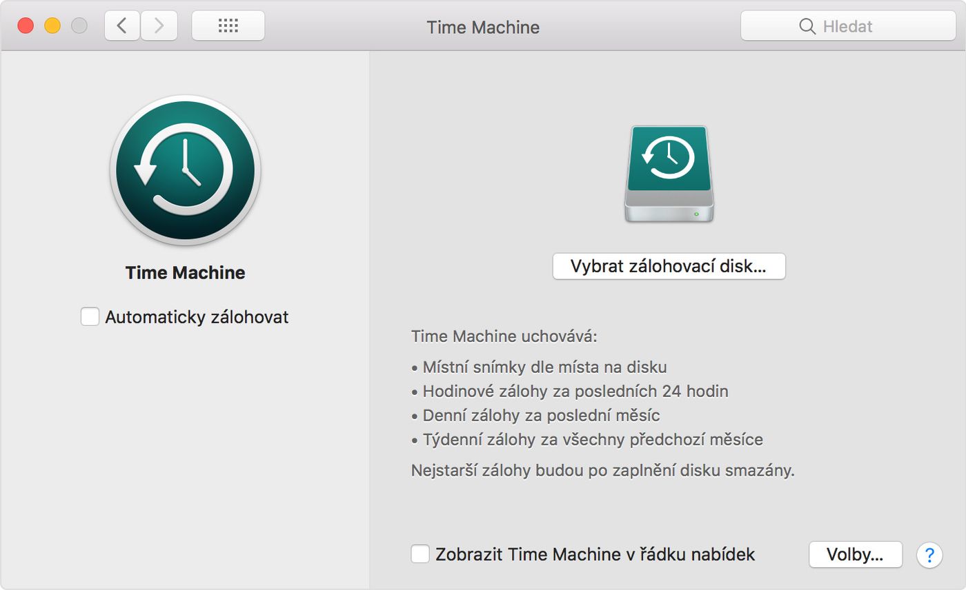 Aktualizace macOS Catalina