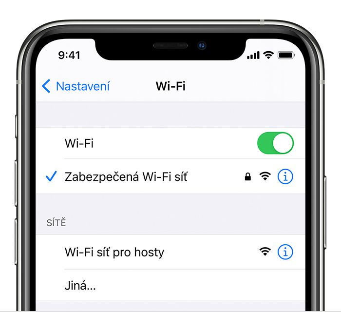 Na iPhone nefunguje Wi-Fi