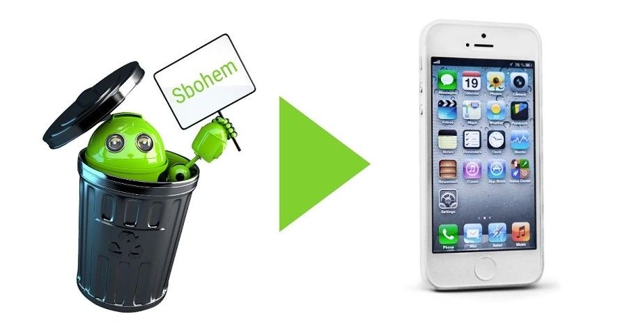 Přenos dat z Androidu do iPhonu