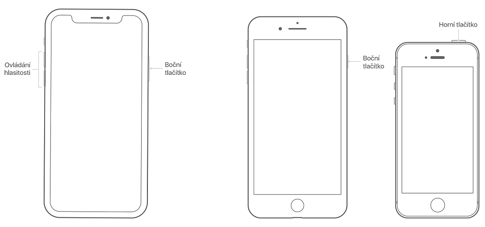 iPhone zamrzl - jak resetovat