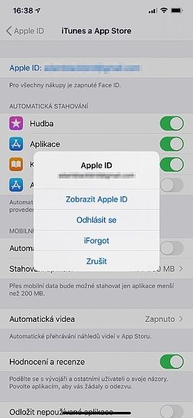 Nejde stáhnout nebo aktualizovat aplikace